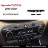 For Hyundai Tucson 2016-2021 Interior Central Control Panel Door Handle 5D Carbon Fiber Stickers Decals Car Styling Accessorie
