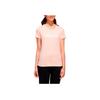 Adidas Neo Letter Print Casual Sports Round Neck T-Shirt Women Tops Pink GJ7931