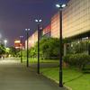 Custom UFO Shaped Solar Powered Waterproof Outdoor Lamp - Super Bright High Power Circular Design