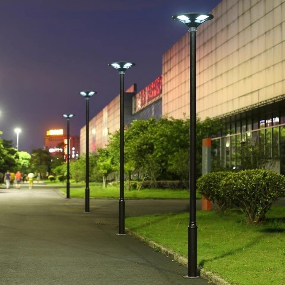 Custom UFO Shaped Solar Powered Waterproof Outdoor Lamp - Super Bright High Power Circular Design