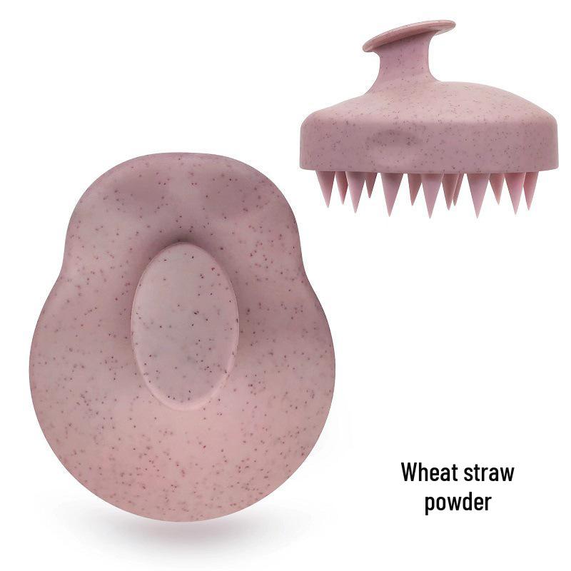 Wheat Straw Morandi Silicone Scalp Massage Brush