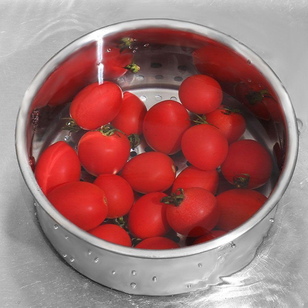 Bathroom Filter Storage Shelf Drain Water Basket Storage Drying Rack Sink Drain Basket