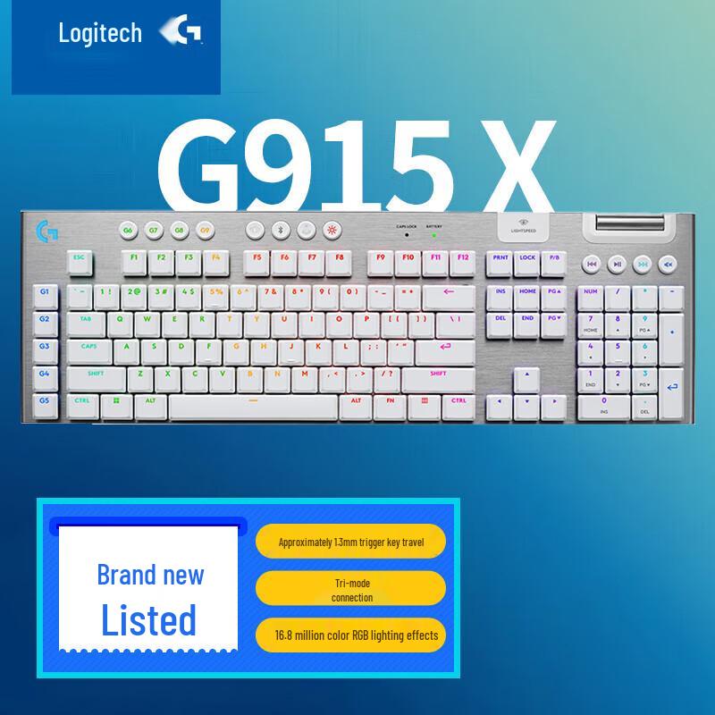 Logitech G915 X LIGHTSPEED Low-Profile Gaming Keyboard