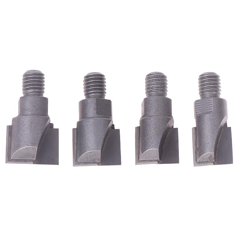 

10mm Shank Wooden Door Lock Slotting Cutter 16.5-22mm Tungsten Steel Woodworking Milling Cutter Tools Screw Thread A1