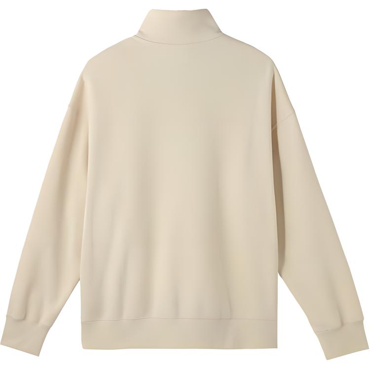 Puma Retro Sports Casual Stand Collar Pullover Long Sleeve Sweatshirt Unisex sweatshirt Snow-White 632293-87