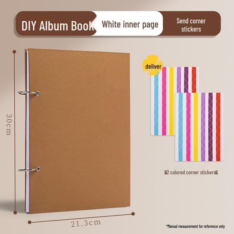Acrylic Creative Photo Album & Planner: Loose-Leaf Book, Gift for Birthday, Graduation, Memorial, Collage, and Artwork.