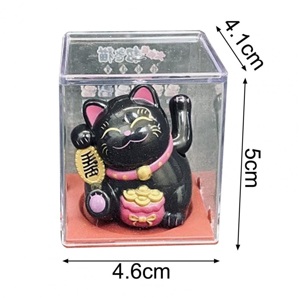 Vítejte Lucky Cat figurka Mávání třesoucí se rukou Čínský styl Lehká energie Fortune Cat Socha Bohatství Cat Kotě Fortune Desktop