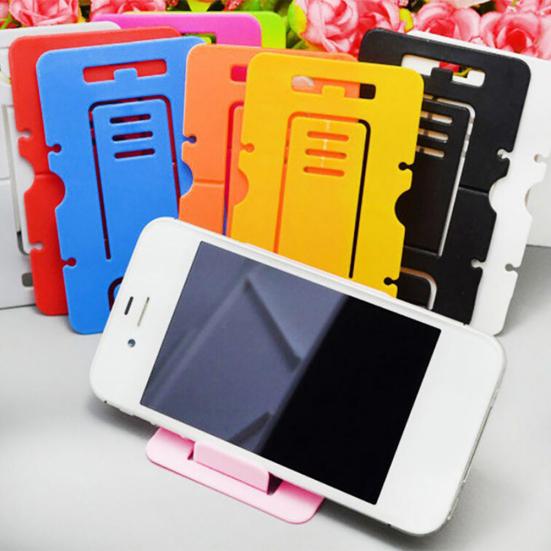 5Pcs Lazy Plastic Foldable Card Mobile Universal Portable Phone Stand Holder