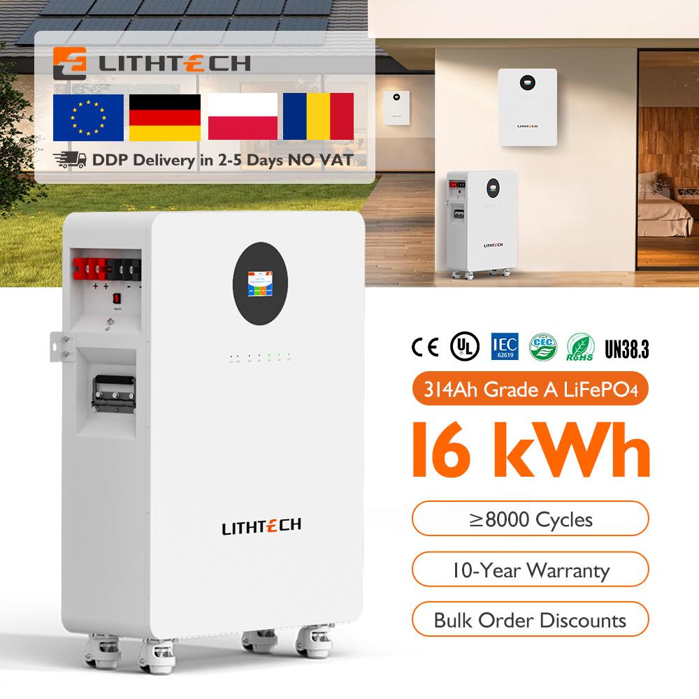 Baterías de Litio 10Kwh 15Kwh 20Kwh 100ah 280ah 314ah Sistema de Almacenamiento de Energía Residencial Modular Split de 15kw