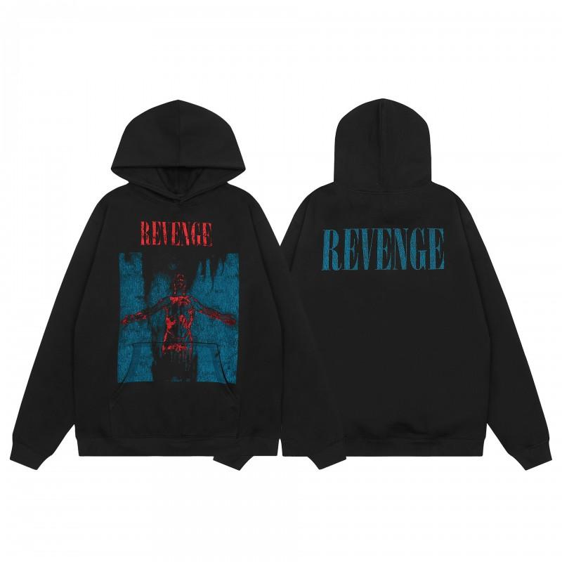Mens Oversized Hoodie With Embroidered Skull Spine Design Streetwear Casual Pullover Cotton Blend Loose Fit
