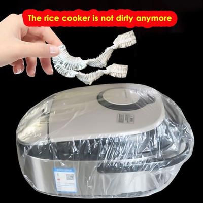 30 Stück Einweg-Staubschutzhülle 3 Universal Toaster Ölfest Verdickt Transparent Größe Backofen Mixer Abdeckungen