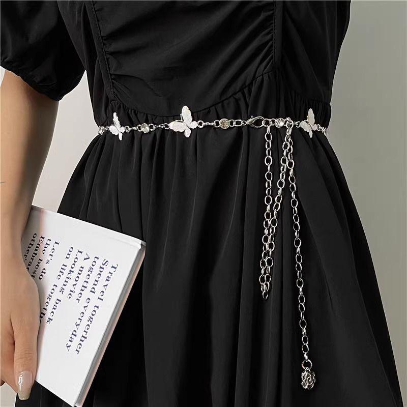 Simple Elegant Yet Butterfly Waist Accessory For Women Versatile Chain For Summer Fashion