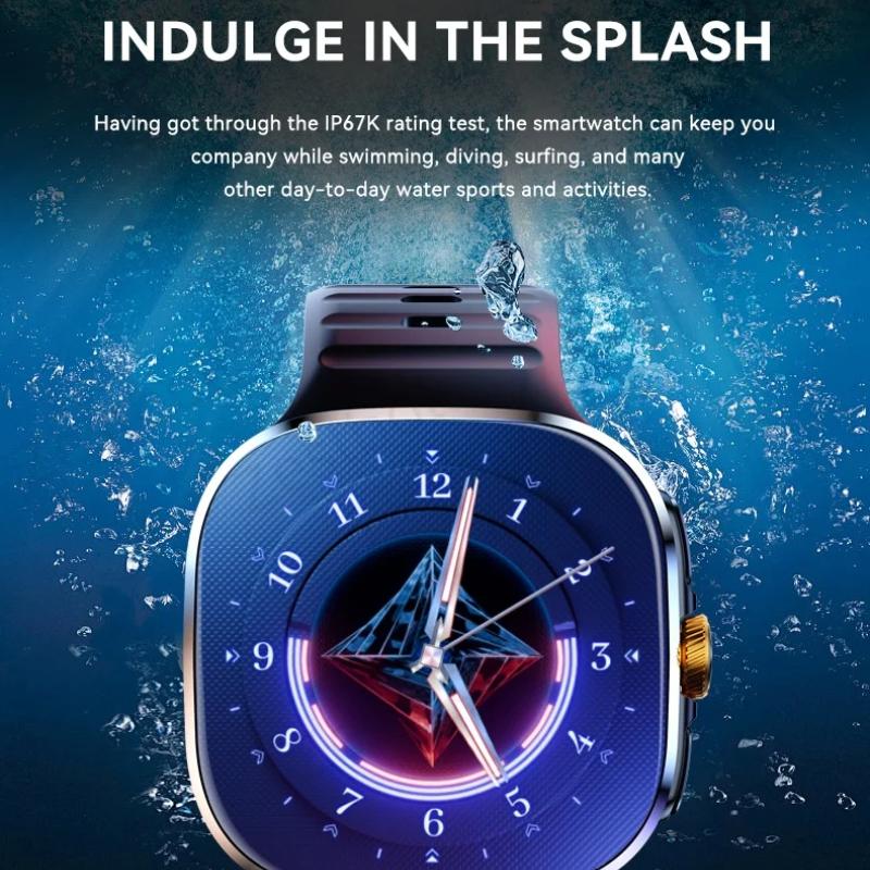 2025 New 4G 5G LTE Android 10.0 Smartwatch 2.4inch Large Amoled Screen Game Smart Watch 2100Mah Battery for Men Women Adult Student
