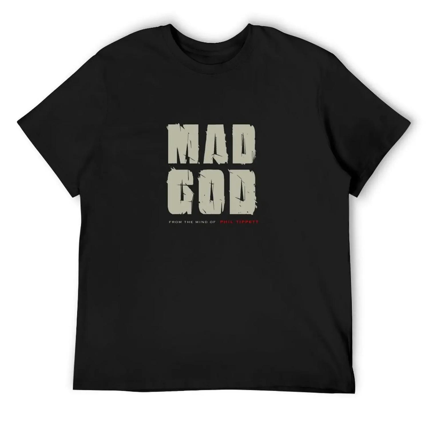 

MadGod Logo in BoneMeal T-Shirt summer 2025 blue lock football t shirt oversized t shirts for men S