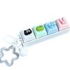 Compact Size Stress Relief Keychain Clickable Buttons Interactive Keyboard Toy  Students