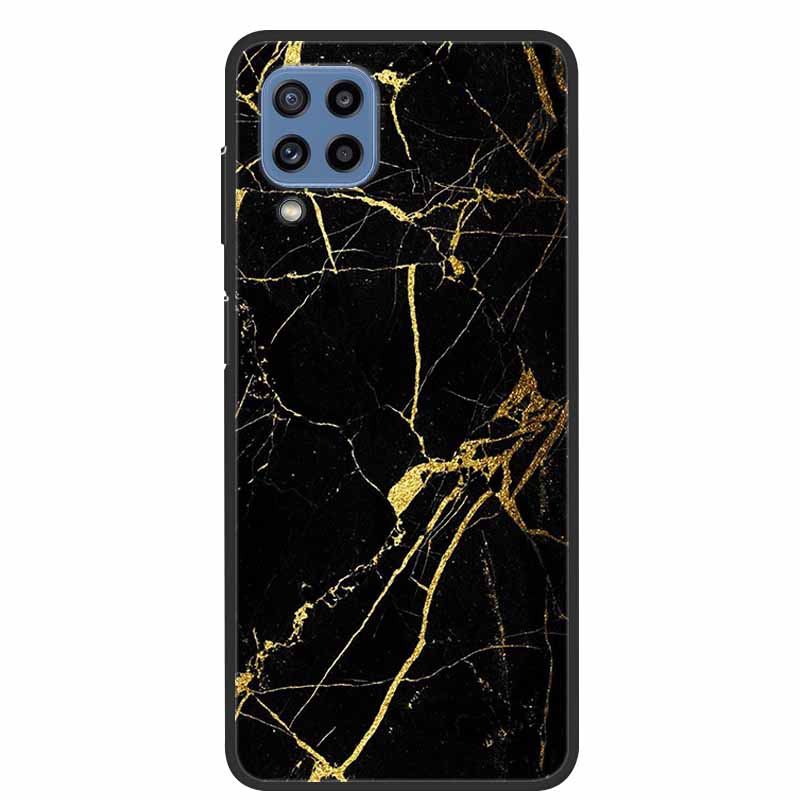 For Samsung Galaxy A12 Case Marble TPU Silicone Soft Phone CoverFor Samsung Galaxy M12 Case Samsung F12 Protector Gift New Para