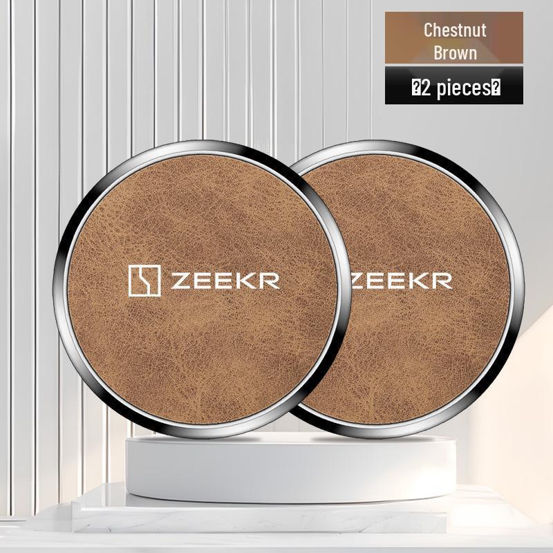 Zeekr 001 FR Car Cup Holder Coaster & Door Slot Storage Pad for 23-26 Models