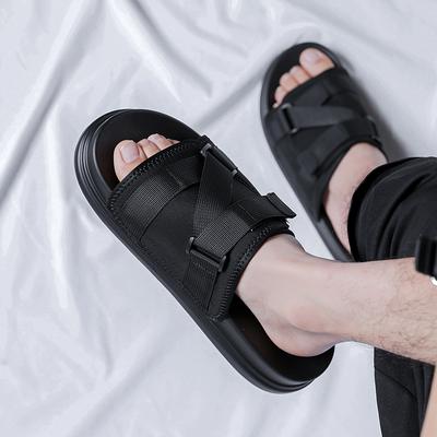 Mode 2025 Herren Lässige Ledersandalen Männlich Hohe Qualität Outdoor Weich Bequem Gehen Anti-Rutsch Hausschuhe Gentleman Zehenfreie Schuhe