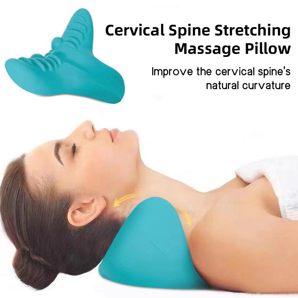 Portable Massage Pillow for Home Use Gravity Acupressure Cervical Traction Pillow Neck Protection and Sleep Aid a Must Have