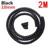 1/2M Flexible Spiral Cable Organizer Clips Storage Pipe Cord Protector Management Cable Winder Desk Tidy Cable Accessories Tools