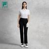 Fila Golf Series Fashion Simple Sports Comfortable Knitted Short Sleeve Polo Shirt Women Tops Jade-White A11W625109FWT