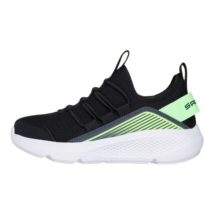 Skechers Go Run Elevate Comfortable Non-Slip Durable Low-Top Running Shoes Kids sneakers Black Green 403987L-BKLM 36