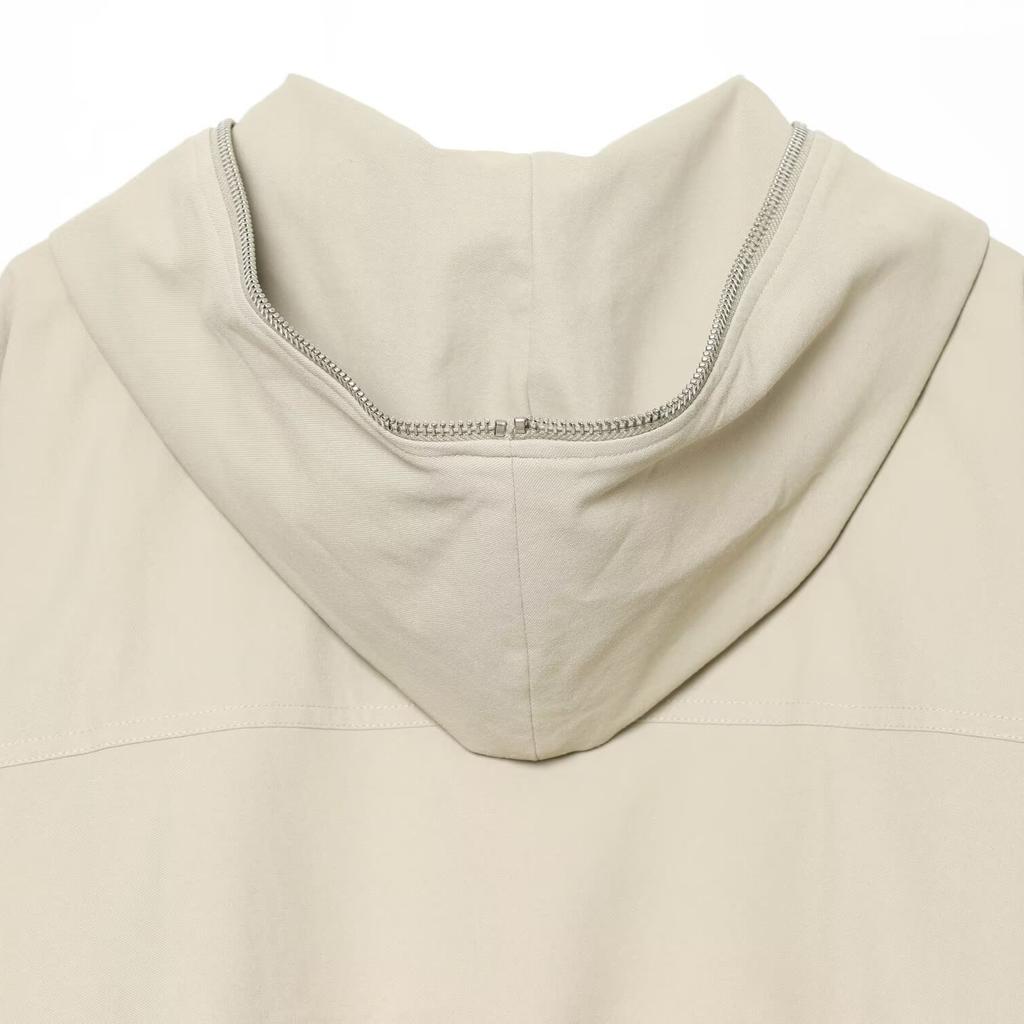 New, casual temperament simple long-sleeved hooded zipper jacket 160012