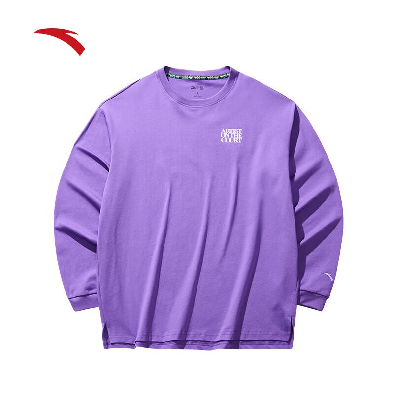 Anta Kyrie Series Unisex Loose Knit Long-Sleeve T-Shirt XL
