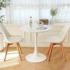Nordic Negotiation Table Tulip White Small Round Table Simple Round Table Reception Room Coffee Table Multi Purpose Round Table