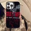 GUNS N ROSES For iPhone 17 16 15 14 13 12 11 Pro Max Plus Matte Color Back Phone Cover