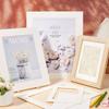 12Pcs Pre Cut Photo Matting Picture Mat Board Kit 5 x 7in/6 x 8in/8 x 10in/10 x 12in White Hollow Rectangle Paper Blank Display Album Pack