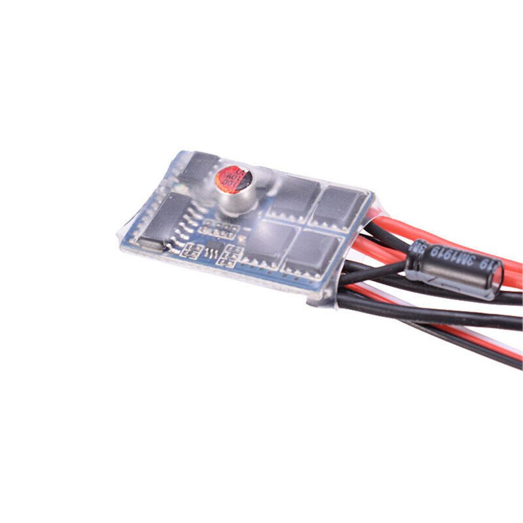 RC Car Brake 10A Brushed ESC Two Way Motor Speed Controller For 1/16 1/18 1/24 Car Boat Tank Accessories