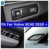 Window Lift Button / A-Pillar Air Outlet / Headlight Switch Cover Trim For Volvo XC40 2018 - 2025 Accessories Carbon Fiber