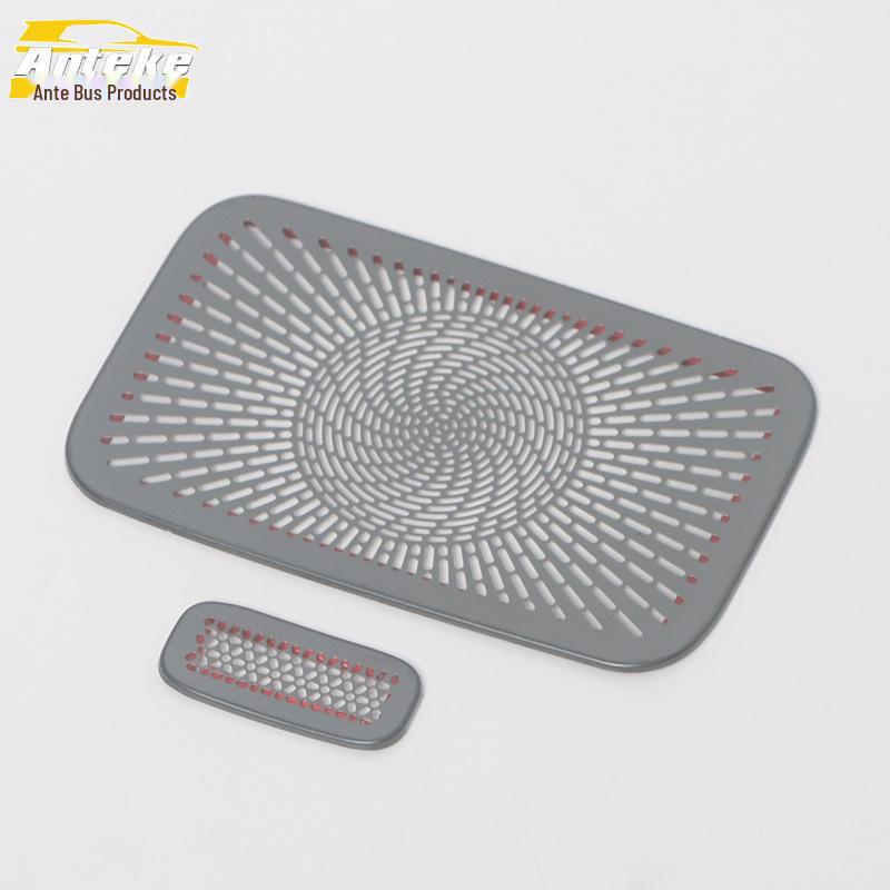 Stainless Steel Speaker Cover for 2023 Geely Boyue L Steering Wheel