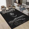3D  Hip Hop Rapper Carpet Rod Wave Home Living Room Bedroom Decoration Flannel Comfortable Anti slip Area Corridor Carpet Gift