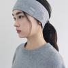 ROLAROLA NUBASIC LOGO KNIT HAIR BAND GRAY