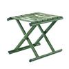 Portable Folding Stool Lightweight Camping Chair   Outdoor St for Outdoor Running Hiking Fishing BBQ Garden Garden Bch Iron Green Foldable 130kg Lo