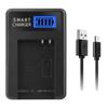 Portable LCD Screen Display USB Camera Battery Chargers for 10L G1X G15 G16 SX40HS Cameras Convenient Power Supply