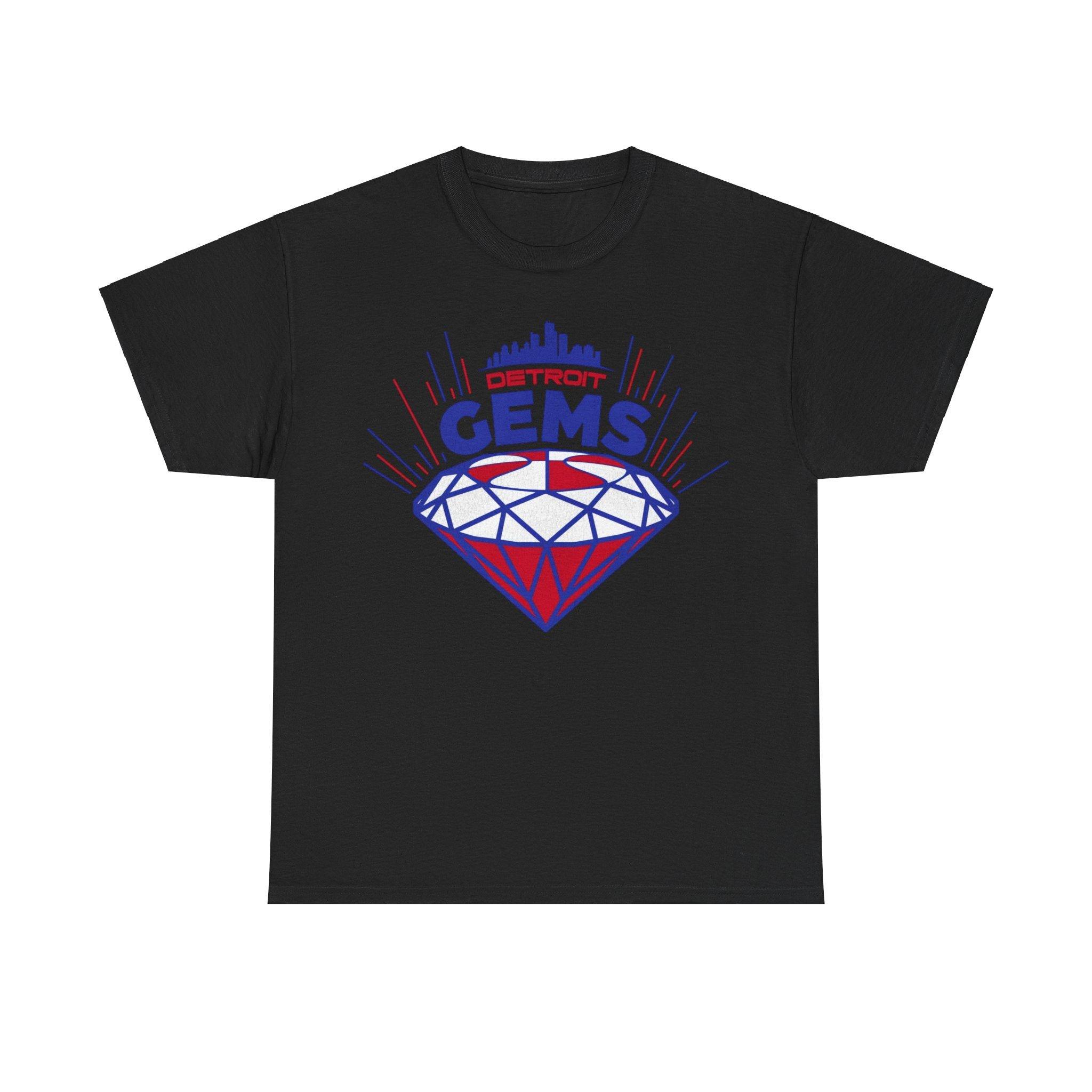

Detroit Gems Basketball Team Nostalgic Retro Unisex T-shirt S