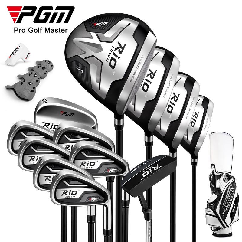 PGM Men's Golf Clubs Set with Titanium Alloy Driver - Ideal for Beginners/Intermediate Players
