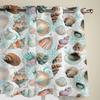 Summer Ocean Shells Window Curtains for Living Room Luxury Bedroom Curtain Kitchen Blinds Drapes Curtains
