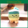 Plush Fruitcake Toy Cartoon Keychain Backpack Pendant Childrens Gift Holiday