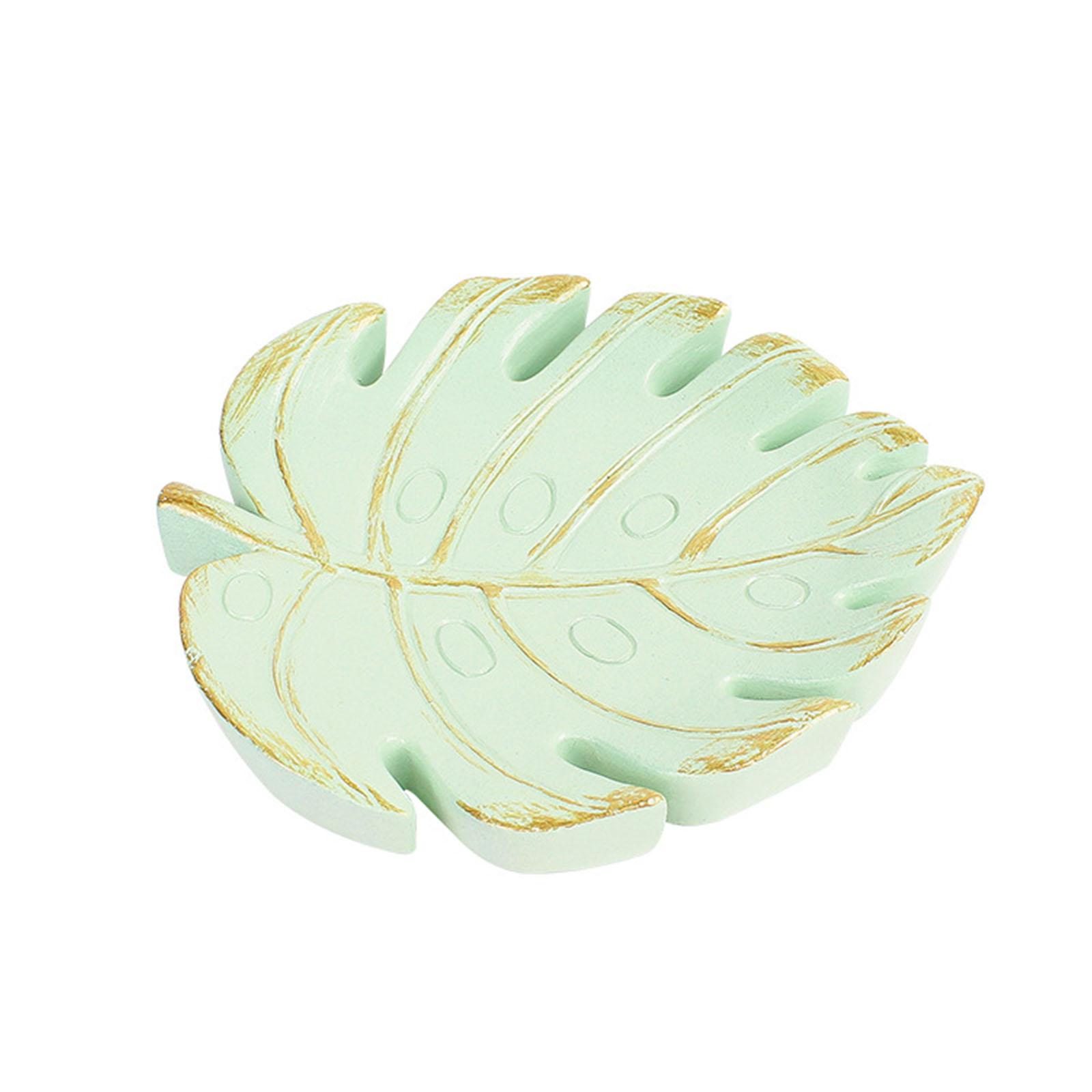 

Поднос для украшений из смолы, держатель для туалетного столика, поднос для сережек, держатель для сережек для девочек и женщин, подарок на Рождество, день рождения, свадьбу A зелёный