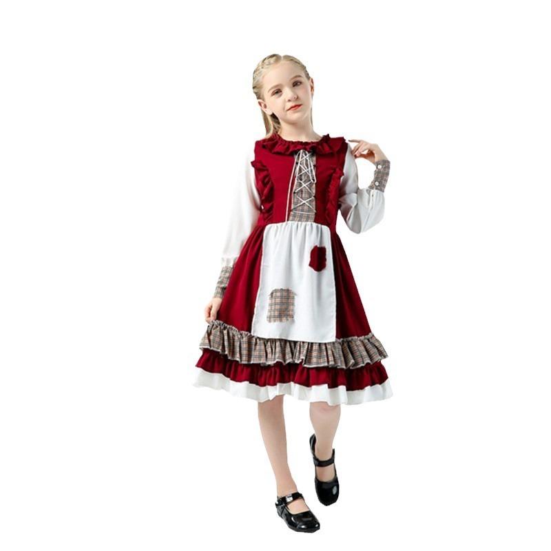 Hans Christian Andersen Fairy Tale Performance Clothes, Children and Adults Selling Matches, Little Girl Drama Performance Clothes