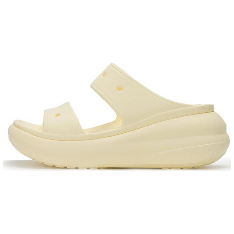 Crocs Slide Slippers Women's Light Yellow