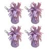 4Pcs Golden Metallic Balloon Weights Holder Reusable Non-Slip Balloons Pendants Graduation Party Christmas Wedding Decoration