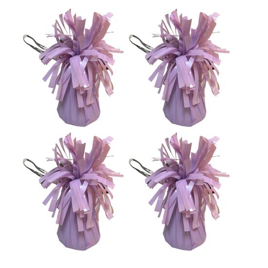 4Pcs Golden Metallic Balloon Weights Holder Reusable Non-Slip Balloons Pendants Graduation Party Christmas Wedding Decoration