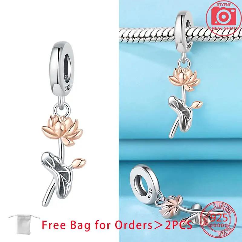 Jubiläen Charm Kupfer Originale Rose Liebesherzen Perle Passt zu Armbändern Halsketten Perlen Schmuck Basteln Schöner Schmuck Geschenke