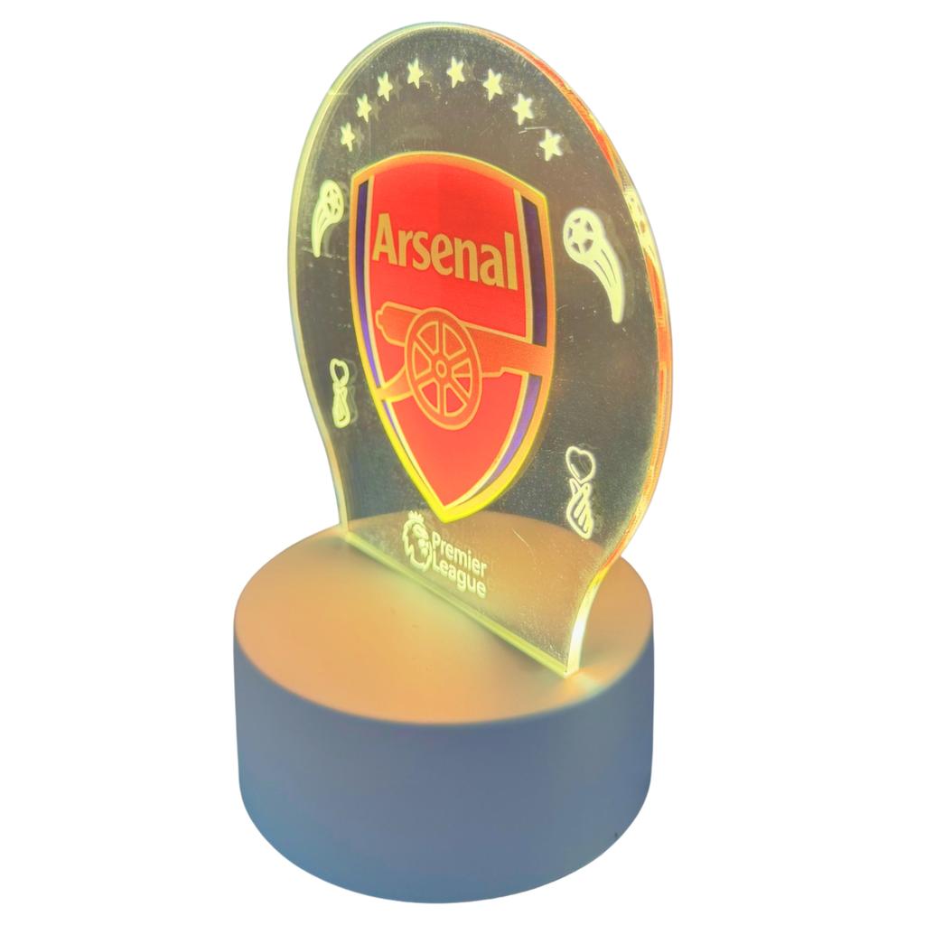 Arsenal Football Desk Night Light 3D Led For Kids Christmas Gift