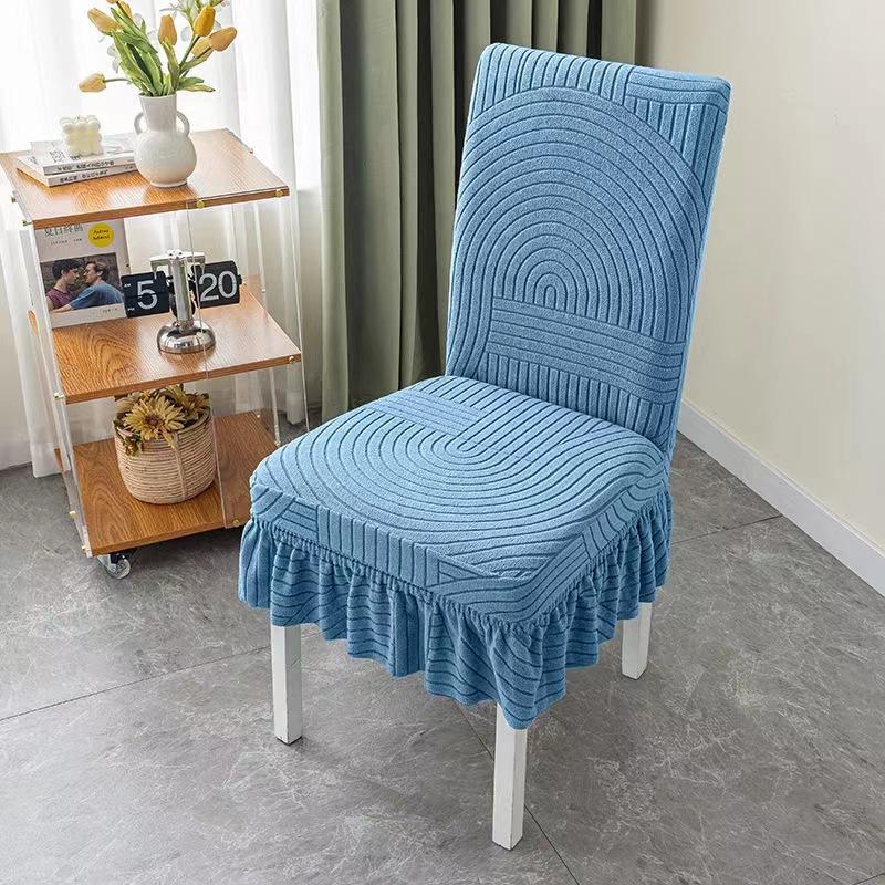 

New Bohemian Dining Chair Cover Stool Cover Universal Chair Cover Sleek Home Seat Cover Space-saving Fresh Durable 42*38*38cm
